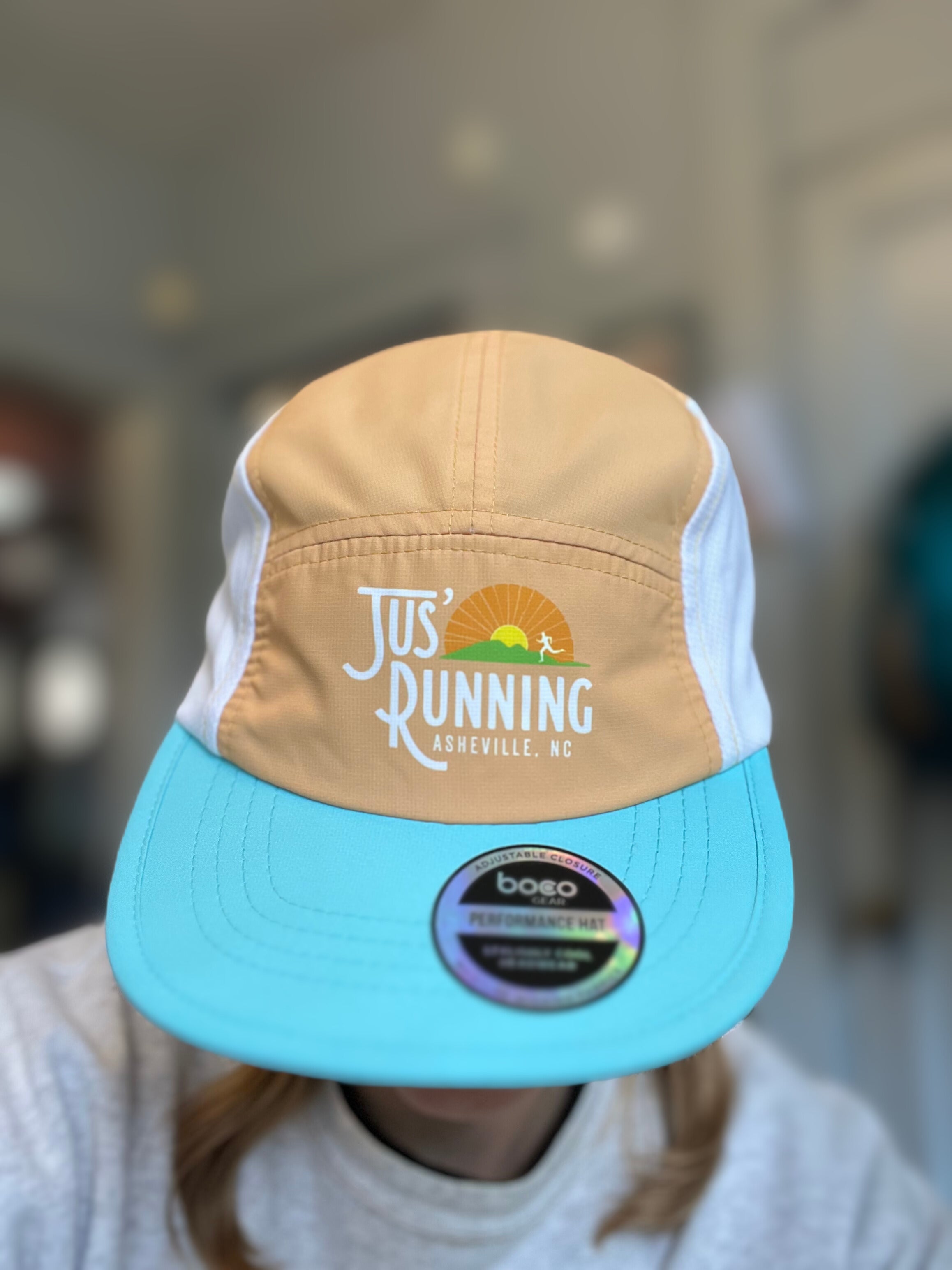 Jus' Running Mulitcolor Run Hat